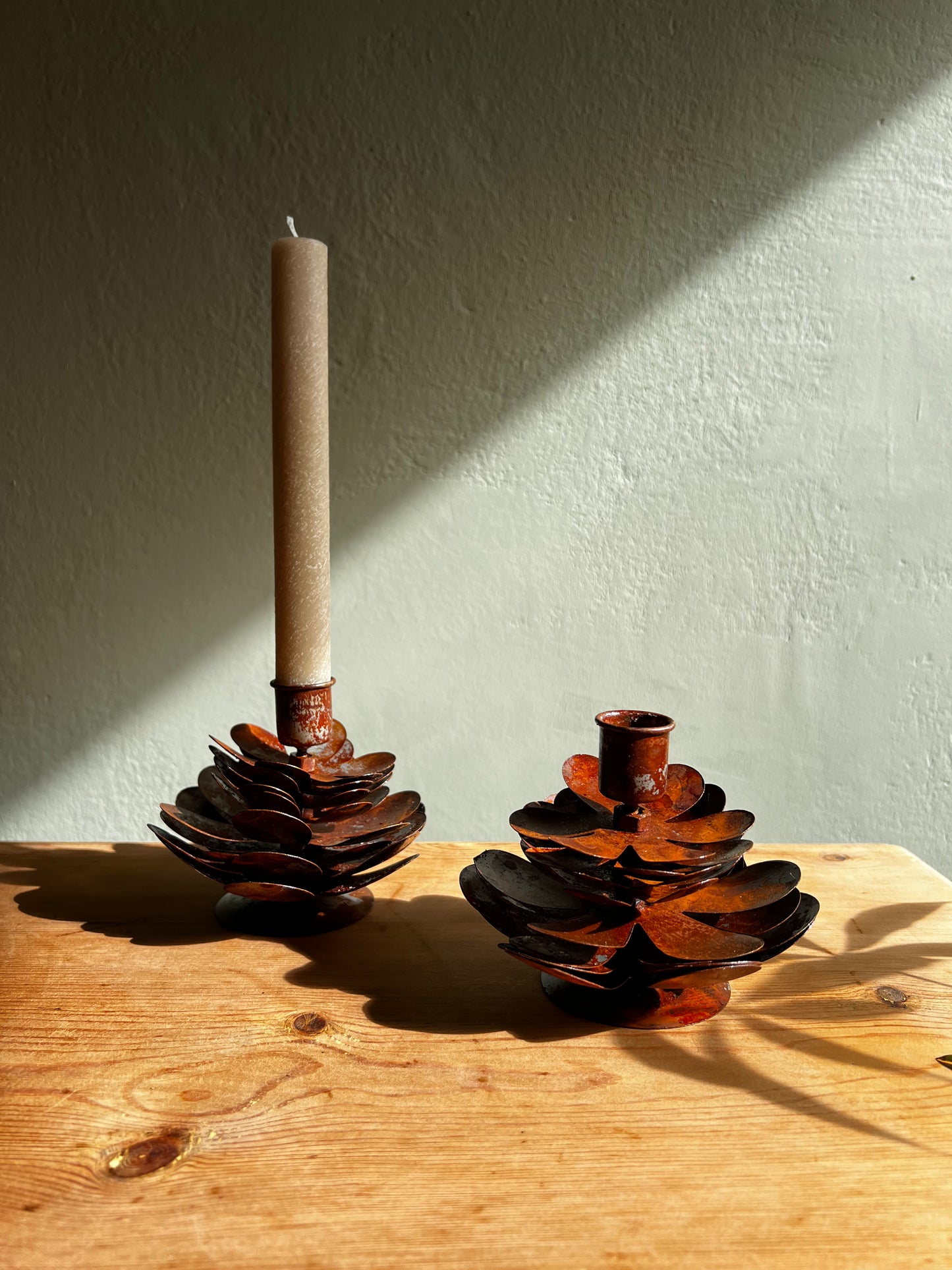 CANDELABRO PIÑA RUSTIC