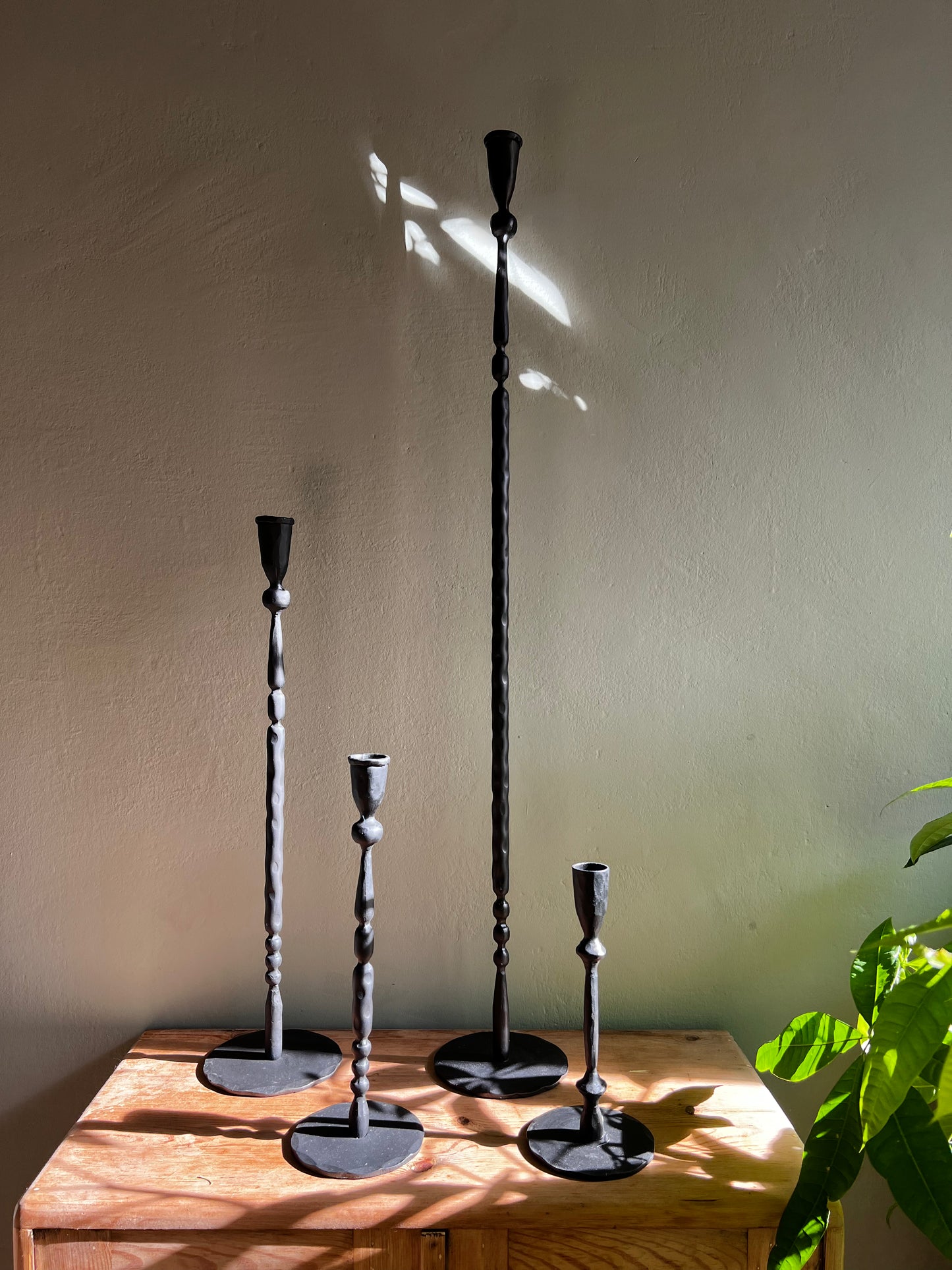 CANDELABRO HIERRO FORJADO