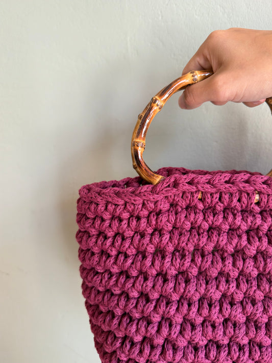 BOLSO CAMPÁNULA - BURDEOS