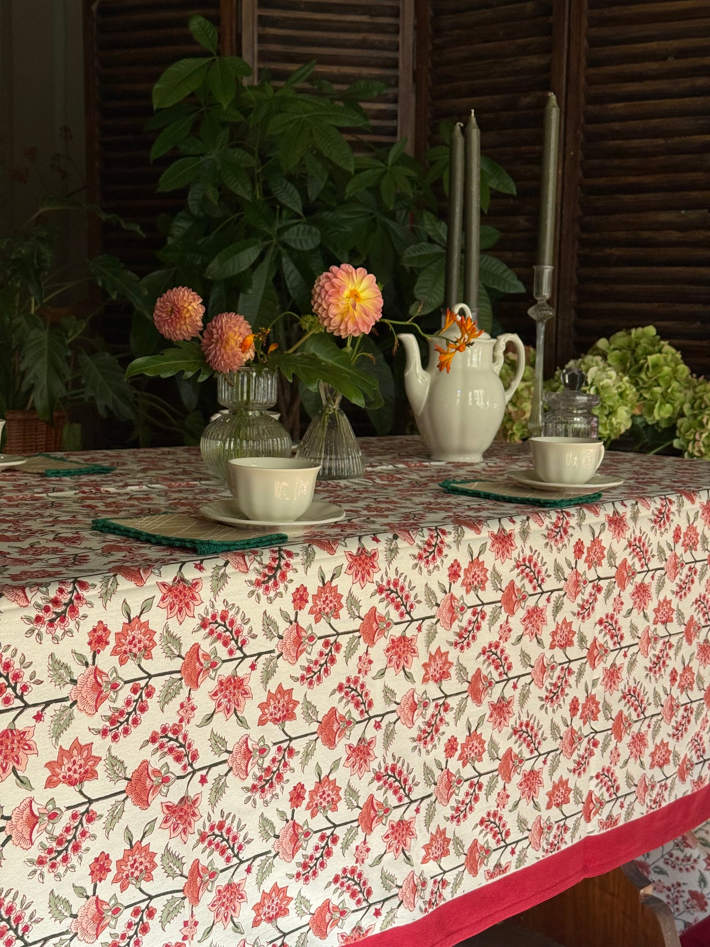 MANTEL - CATALINA RED  150X250CM