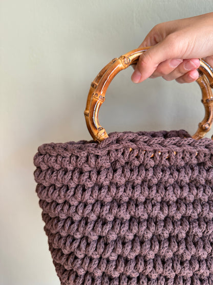 BOLSO CAMPÁNULA - MARRÓN CHOCOLATE