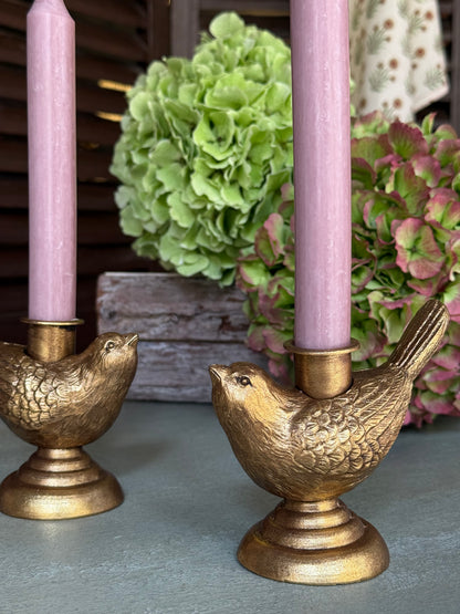 CANDELABRO PÁJARO  COLA ARRIBA