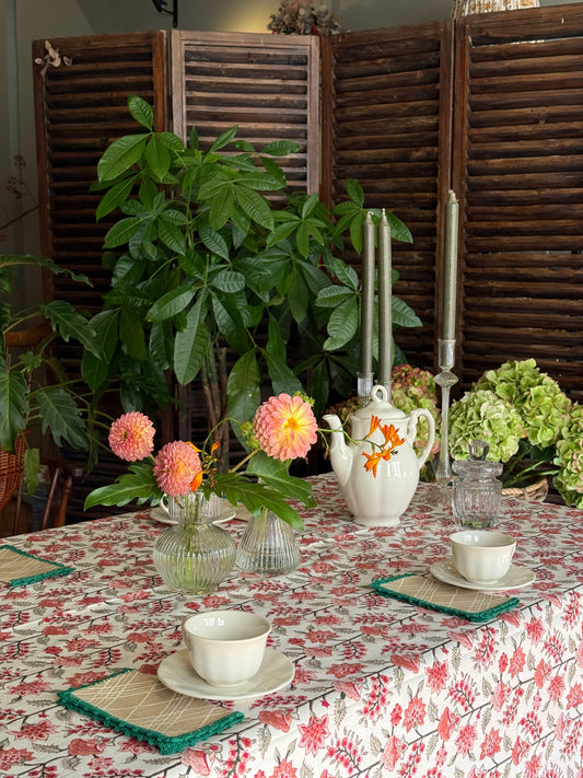 MANTEL - CATALINA RED  150X250CM