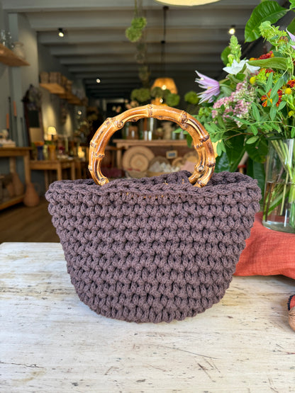 BOLSO CAMPÁNULA - MARRÓN CHOCOLATE