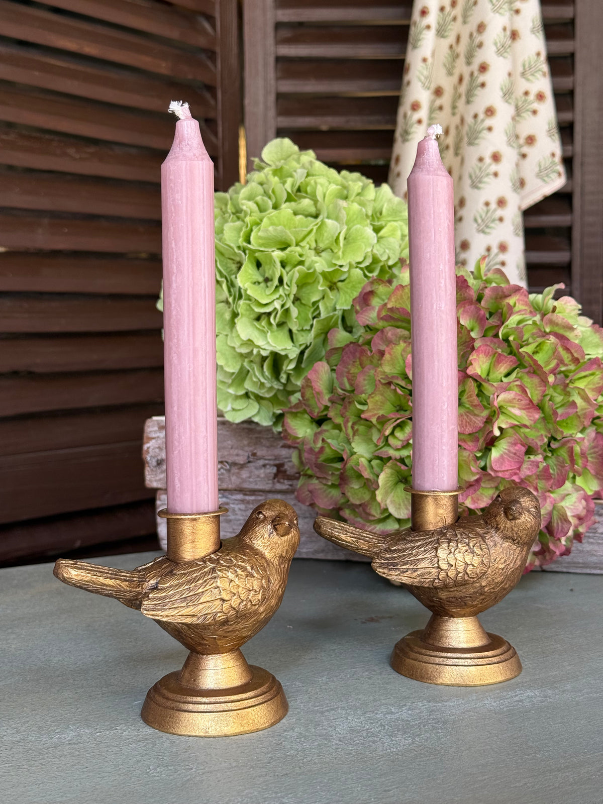 CANDELABRO PÁJARO  COLA ABAJO