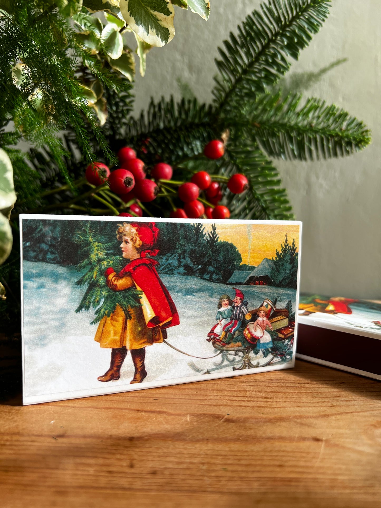 CAJA CERILLAS MODELO NIÑA