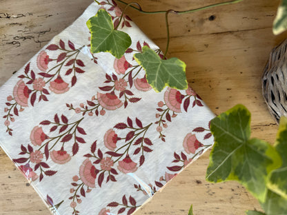 SERVILLETAS PAPEL - CLAVELINA ROSA