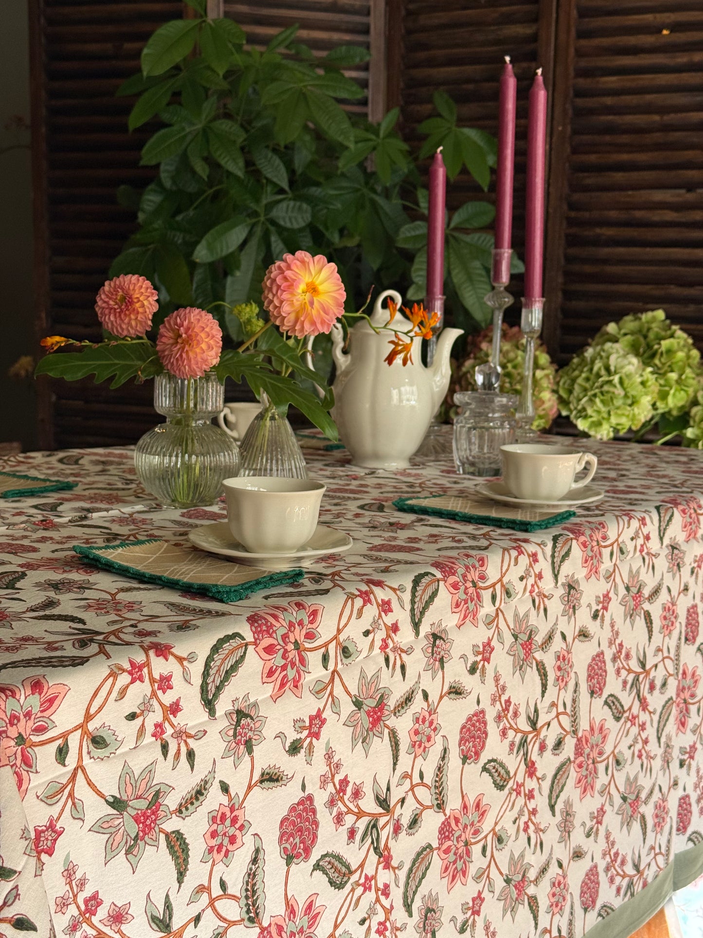 MANTEL - GARDEN FERN 150X250CM