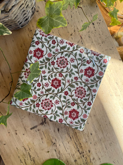 SERVILLETAS PAPEL- GARDEN ROJO Y VERDE