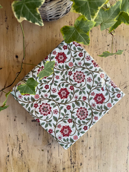 SERVILLETAS PAPEL- GARDEN ROJO Y VERDE
