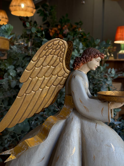 PORTAVELA ÁNGEL- AGACHADO