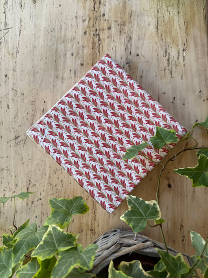 SERVILLETAS PAPEL- RED LEAVES